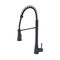 Olympia Faucets Single Handle Spring Pull-Down Kitchen Faucet, Compression Hose, Blk, Number of Holes: 1 or 3 K-5010-MB - alternate 1